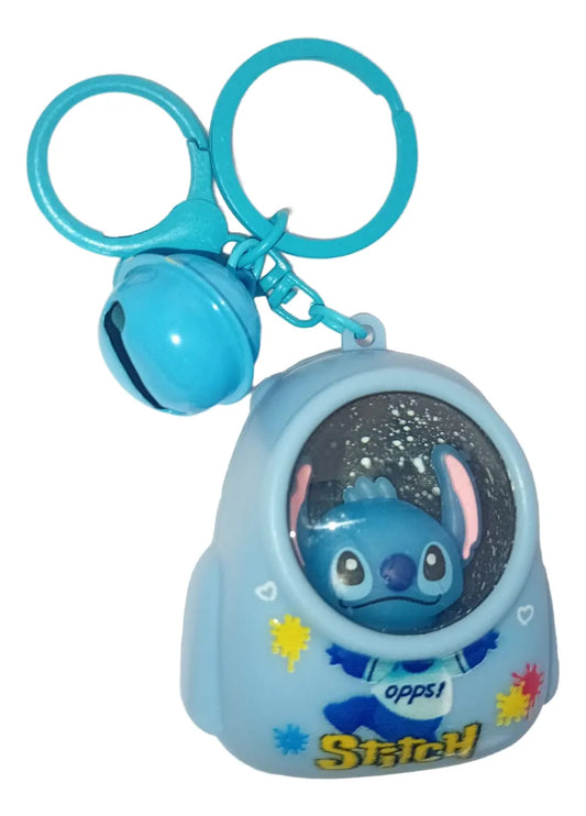 Stitch  Cartoon LED Light Bag Charm Keychain