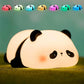 🐼🌙 Sleeping Panda Night Light – Touch Silicone Cute Animal Lamp 🌙🐼