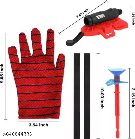 🕷️🕸️ Spider Web Shooters Toy – Hero Launcher Wrist Set for Kids! 🦸‍♂️✨