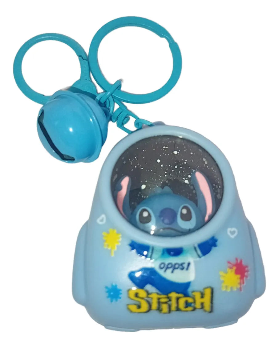 Stitch  Cartoon LED Light Bag Charm Keychain