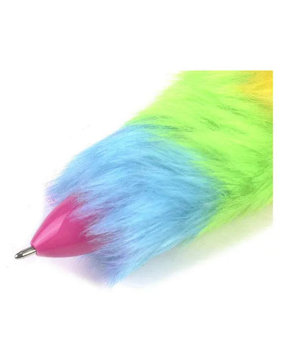 🦄✨ Unicorn Design Fur Multi-Color Pen ✨🦄