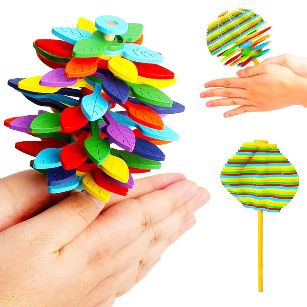 🌸🍭 Spinning Candy Flower Toy for Kids 🍭🌸 ✨ Twisting & Rotating Colorful Fun Toy! ✨