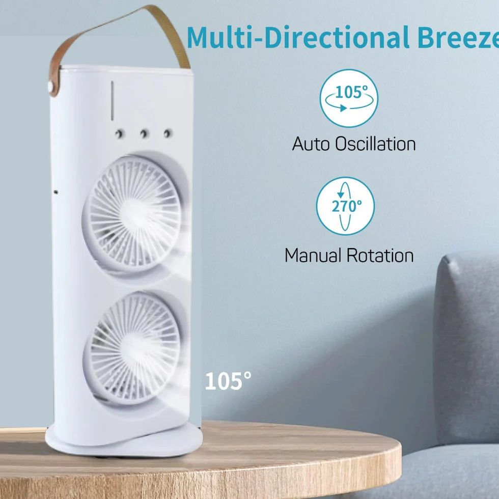 ❄️💨 Smart Cooling Spray Fan – Stay Chill Anywhere! 💨❄️