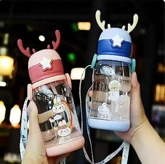 🧸💧 500ML Fun Cartoon Water Bottle – Sip with a Smile! 💧🧸