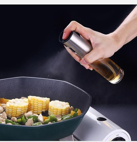 🍳✨ Glass Oil Spray Bottle for Kitchen – Healthy Cooking Made Easy! ✨🍳