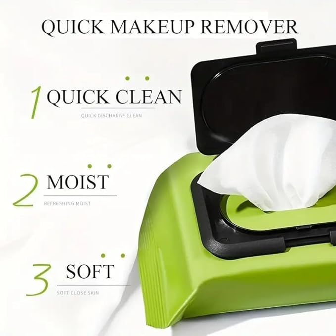 🥑✨ Avocado Deep Cleansing Makeup Remover Wipes – 60 Pieces ✨🥑