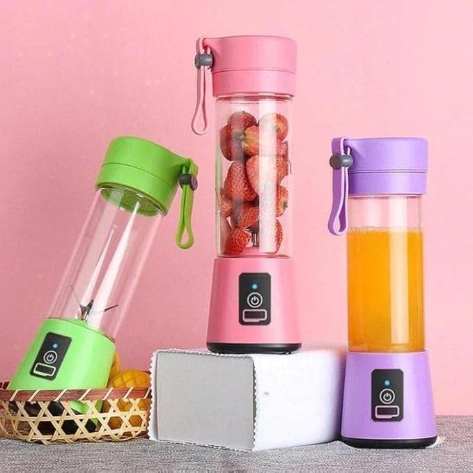 🥤⚡ 380ML USB Rechargeable Mini Juicer Mixer – Fresh Juice Anytime! ⚡🥤