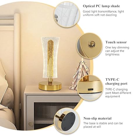 💡✨ Creative LED Table Lamp – Bedroom-ku Perfect Glow! ✨💡