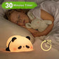 🐼🌙 Sleeping Panda Night Light – Touch Silicone Cute Animal Lamp 🌙🐼