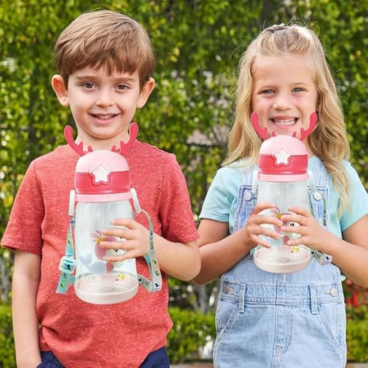 🧸💧 500ML Fun Cartoon Water Bottle – Sip with a Smile! 💧🧸
