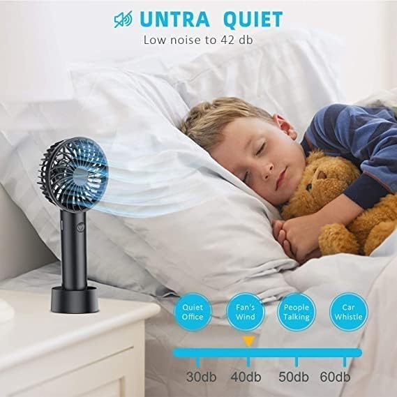 🌬️✨ Rechargeable Mini Hand Fan – Summer Essential! ☀️👶💙