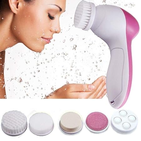💖✨ 5-in-1 Facial Beauty Care Brush – Glow Made Easy ✨💖