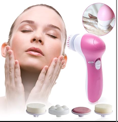 💖✨ 5-in-1 Facial Beauty Care Brush – Glow Made Easy ✨💖