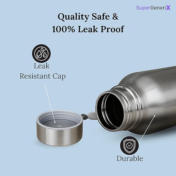🥤✨ Stainless Steel Water Bottle – 1000ML | Strong. Safe. Stylish. ✨🥤