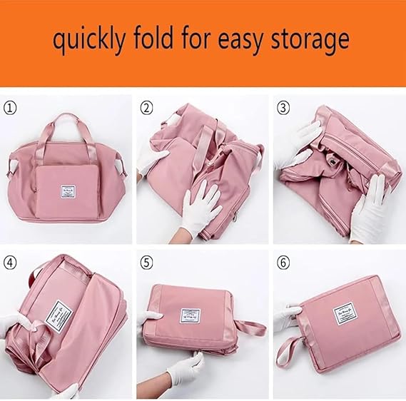 👜✨Large Capacity Folding Travel Tote Bag – Smart. Spacious. Stylish. ✨👜