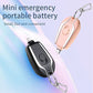 🔋 Mini Power Emergency Pod Keychain Charger ⚡ (1500mAh) 🔥
